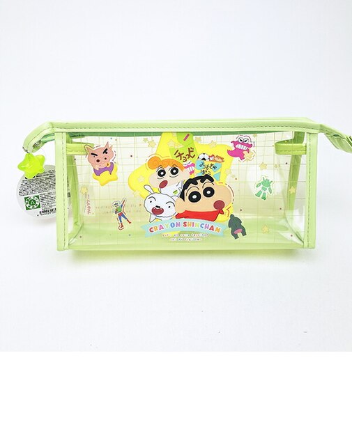 クレヨンしんちゃん チョコビ ビーズチャーム付きクリアペンポーチ 文具