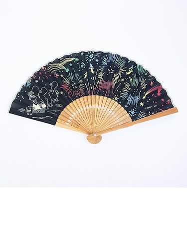 ムーミン 扇子 (打ち上げ花火) MOOMIN