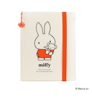 ミッフィー miffy バンド付き A4クリアホルダー (6P) レッド ブルーナ・カラーシリーズ クリアファイル 文具