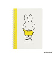 ミッフィー miffy A5リングノート イエロー ブルーナ・カラーシリーズ 文具