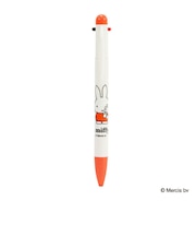 ミッフィー miffy 3色ボールペン レッド ブルーナ・カラーシリーズ 文具