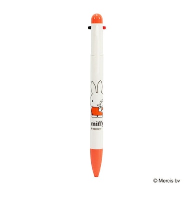 ミッフィー miffy 3色ボールペン レッド ブルーナ・カラーシリーズ 文具