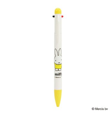 ミッフィー miffy 3色ボールペン イエロー ブルーナ・カラーシリーズ 文具