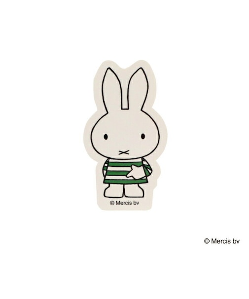 ミッフィー miffy ステッカー グリーン ブルーナ・カラーシリーズ 文具 シール