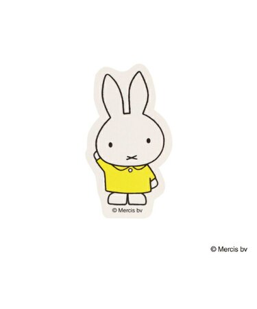 ミッフィー miffy ステッカー イエロー ブルーナ・カラーシリーズ 文具 シール