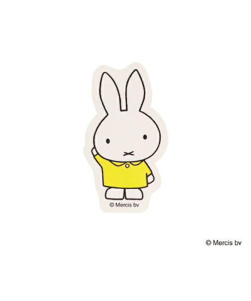ミッフィー miffy ステッカー イエロー ブルーナ・カラーシリーズ 文具 シール