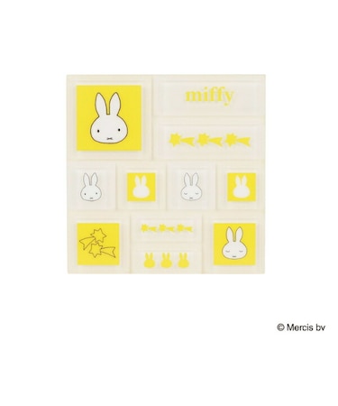 ミッフィー miffy シール イエロー ブルーナ・カラーシリーズ 文具