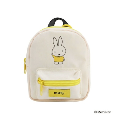 ミッフィー miffy リュック型ミニポーチ イエロー ブルーナ・カラーシリーズ