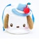 サンリオキャラクターズ ポチャッコ フェイス巾着 スウィートケーキ Sanrio