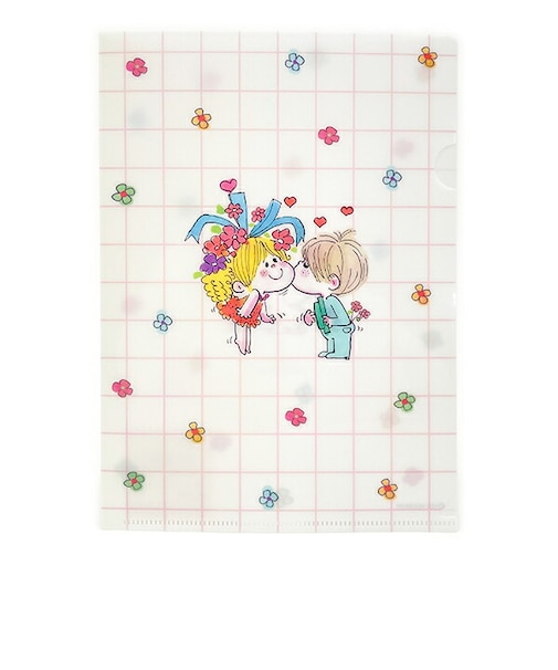 水森亜土 A5仕切り付きファイル ダイスキ 文具 日本製