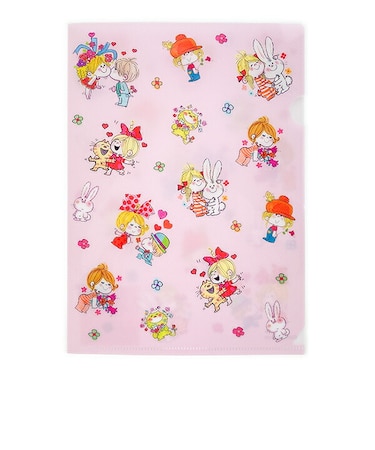 水森亜土 A5仕切り付きファイル フレンズ 文具 日本製