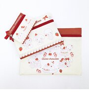 サンリオキャラクターズ 3連ポーチ イエロー スウィートケーキ Sanrio