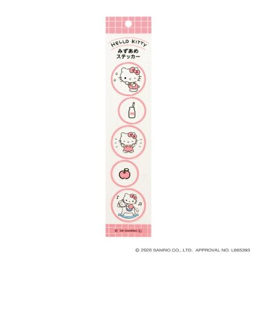 サンリオキャラクターズ ハローキティ 水あめステッカー シール 文具 sanrio