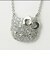 サンリオ ハローキティ ジュエリー パヴェフェイスペンダント ネックレス アクセサリー シルバー sanrio