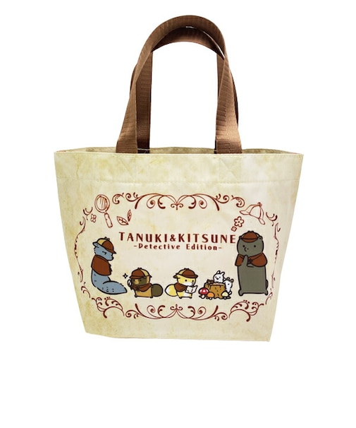 タヌキとキツネ ランチトートバッグ