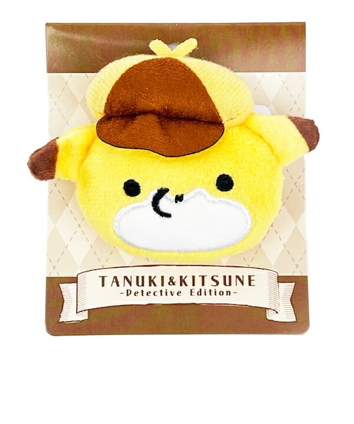 タヌキとキツネ (キツネ) ぬいぐるみバッジ