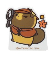 タヌキとキツネ (タヌキ) アクリルクリップ 文具 日本製