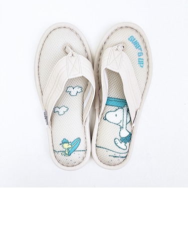 スヌーピー ルームスリッパ サーフ ベージュ SNOOPY