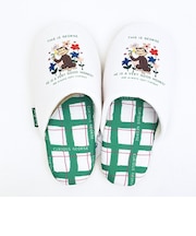 おさるのジョージ いろんなお花 スリッパ (約22～24cm)