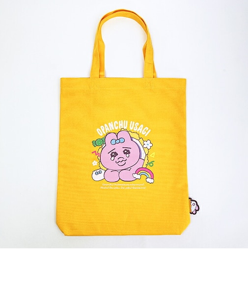 おぱんちゅうさぎ ぴょこっとトートバッグ オレンジ