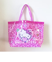 サンリオ ハローキティ ヒョウ柄 ビニールバッグ プール キッズ Sanrio