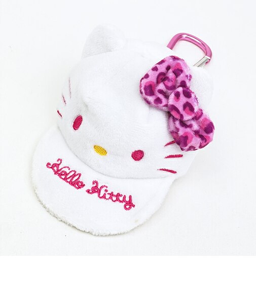 サンリオ ハローキティ ヒョウ柄 帽子型ポーチ ピンク Sanrio