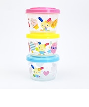 サンリオ ウサハナ ジョイント式薄肉保存容器3Pセット ランチ 日本製 Sanrio