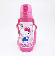 サンリオ ハローキティ 3Ｄロック付きワンプッシュダイレクトボトル 水筒 ランチ Sanrio