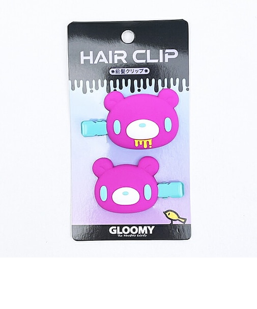 GLOOMY(グルーミー) ヘアクリップ (パープル) サイバーポップver.
