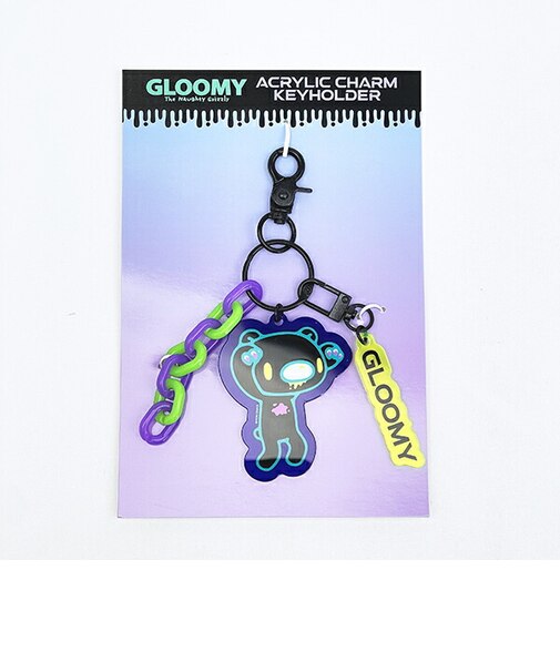 GLOOMY(グルーミー) アクリルチャームキーホルダーA サイバーポップver. (ブラック)