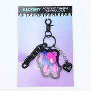 GLOOMY(グルーミー) アクリルチャームキーホルダーC サイバーポップver. (ホワイト)