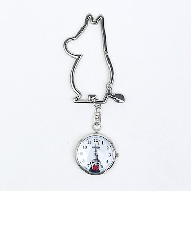 ムーミン リトルミイ ダイカットカナビラキーチェーン (シルバー) 時計
