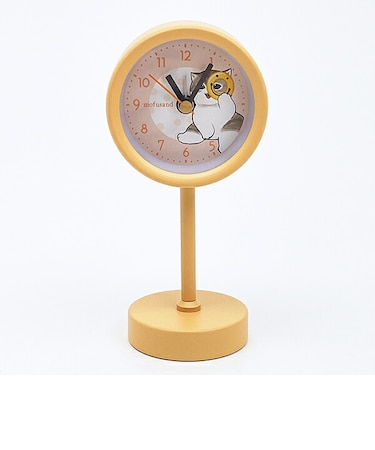 モフサンド ドーナッツにゃん スタンドクロック (オレンジ) 置き時計 mofusand