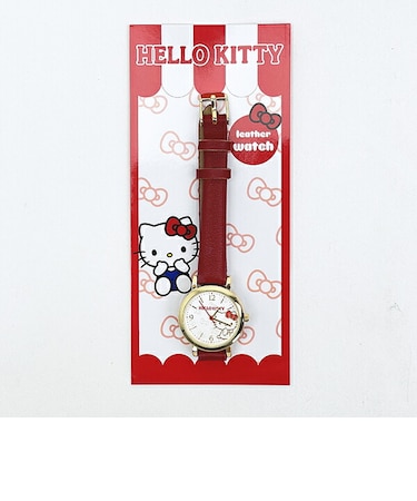 サンリオ ハローキティ シンプルラインウォッチ (レッド) 腕時計 Sanrio