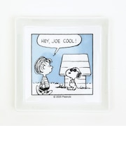スヌーピー スクエアプレート (ブルー) お皿 食器 コミックシリーズ SNOOPY