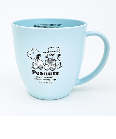 スヌーピー オラフ マグカップ(L) (ブルー) パステルカラー樹脂食器 コップ SNOOPY