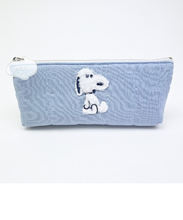 スヌーピー ぬいぐるみ ペンポーチ ブルー 文具 SNOOPY