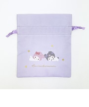 サンリオキャラクターズ 巾着 パープル チルタイム Sanrio