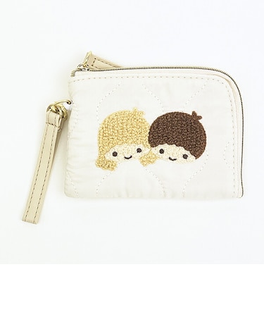 サンリオ キキララ デイリーポーチ ナチュラルキルティング 定期入れ Sanrio