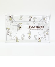 スヌーピー クリアマルチケース(L) クリア ベースボールシリーズ SNOOPY