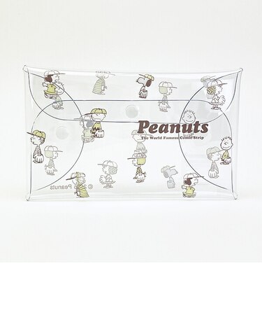 スヌーピー クリアマルチケース(L) クリア ベースボールシリーズ SNOOPY