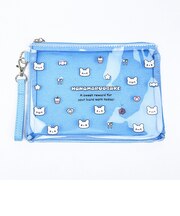 サンリオ はなまるおばけ フラットポーチ ブルー パステルPOP Sanrio
