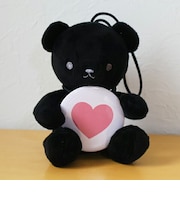 クマアンドベア 推しハグベア ぬいぐるみ (ブラック) マスコット テディベア kuma and bear