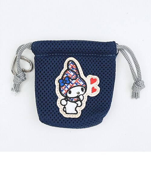 2013 マイメロ　ミニミニ巾着 サンリオ マイメロディ × ELLE カラビナ付きミニ巾着 Sanrio