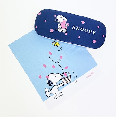 スヌーピー メガネケース SAKURASAKU SNOOPY