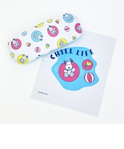 スヌーピー メガネケース 総柄 チルライフ SNOOPY