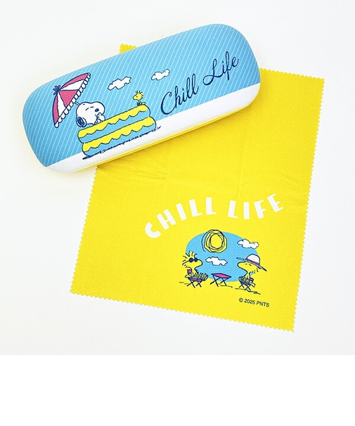 スヌーピー メガネケース プール チルライフ SNOOPY