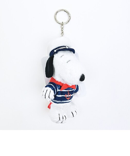 スヌーピー プチふわカラビナ付きマスコットキーホルダー (サマー) SNOOPY
