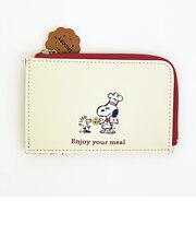スヌーピー フラグメントケース レッド シェフシリーズ 財布 SNOOPY