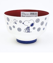 スヌーピー 汁椀 波(山中塗) 和柄シリーズ 食器 日本製 SNOOPY